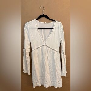 Lovestitch White Long Sleeve Dress
